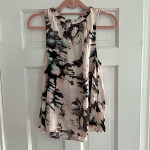 Allison Joy Black and White Sleeveless Tank Top